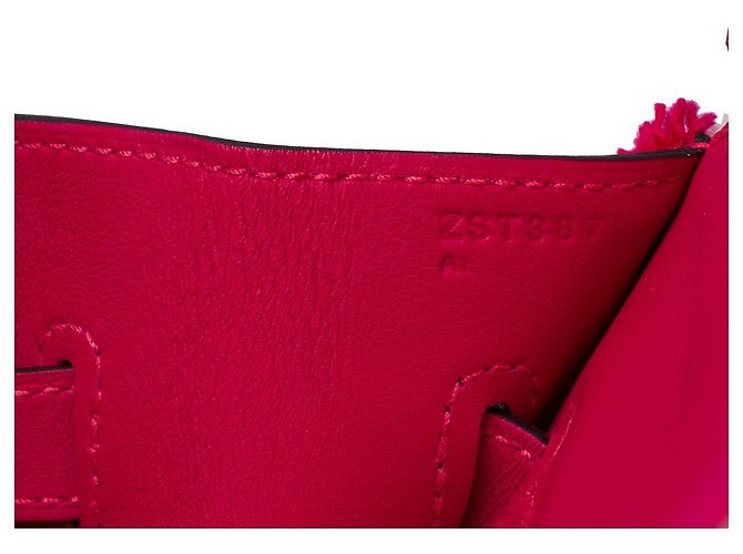 Hermès Borsa Hermes Birkin 35 in Pelle Rosa - 101119 - vista 7