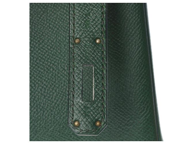 Hermès Borsa Hermes Birkin 30 in Pelle Verde - 101116 - vista 7
