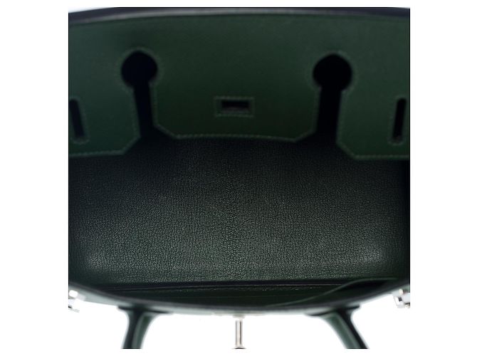 Hermès Borsa Hermes Birkin 30 in Pelle Verde - 101116 - vista 8