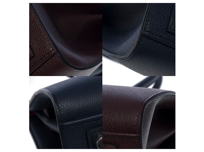 Hermès Borsa HERMES Birkin 30 in pelle blu - 101118 - vista 12