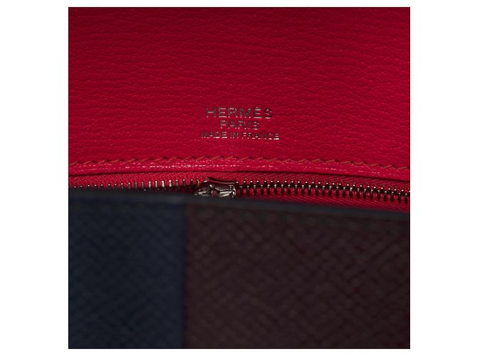 Hermès Borsa HERMES Birkin 30 in pelle blu - 101118 - vista 7