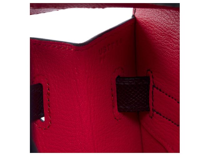Hermès Borsa HERMES Birkin 30 in pelle blu - 101118 - vista 8