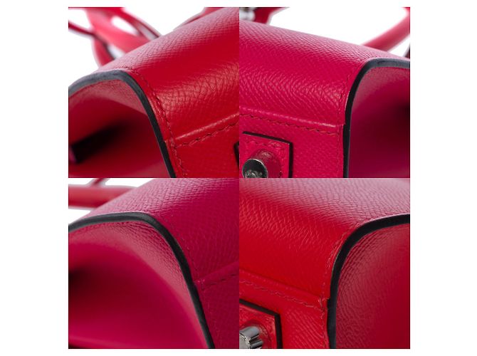 Hermès Borsa Hermes Birkin 30 in pelle rossa - 101051 Rosso - vista 12