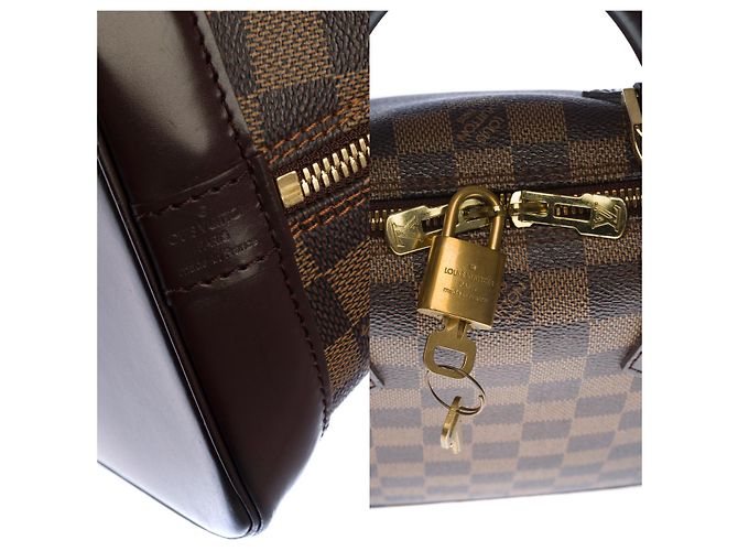 Borsa Alma LOUIS VUITTON in tela marrone - 100188 - vista 5