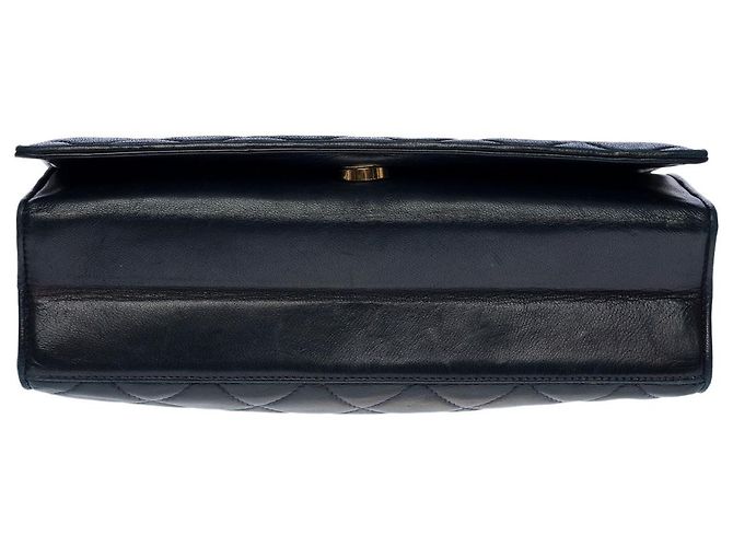 Timeless Borsa CHANEL in Pelle Blu Navy - 100644 - vista 9