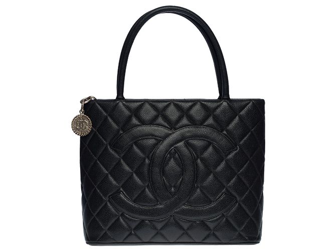 Medaillon Borsa Medaglione CHANEL in Pelle Nera - 100661 Nero - vista 2