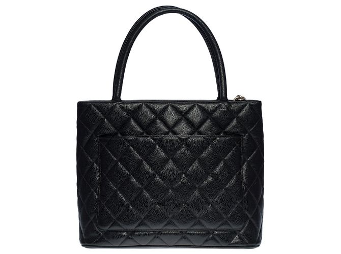 Medaillon Borsa Medaglione CHANEL in Pelle Nera - 100661 Nero - vista 3