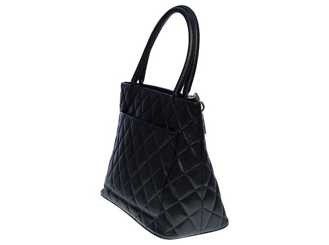 Medaillon Borsa Medaglione CHANEL in Pelle Nera - 100661 Nero - vista 5
