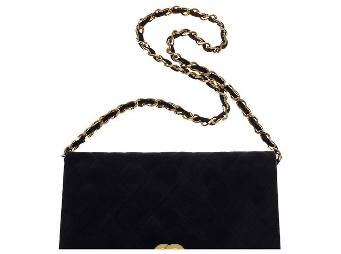 Sac Chanel Timeless/Classico nella Marina Militare svedese - 100660 Blu navy - vista 7
