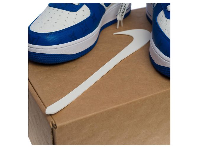 Scarpa LOUIS VUITTON in Pelle Blu - 100698 - vista 10