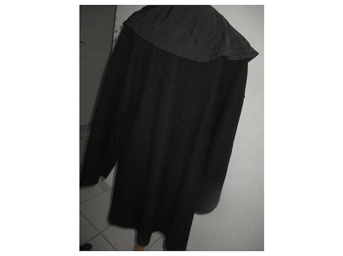 Autre Marque Abrigo Areline de lana negro - vista 4