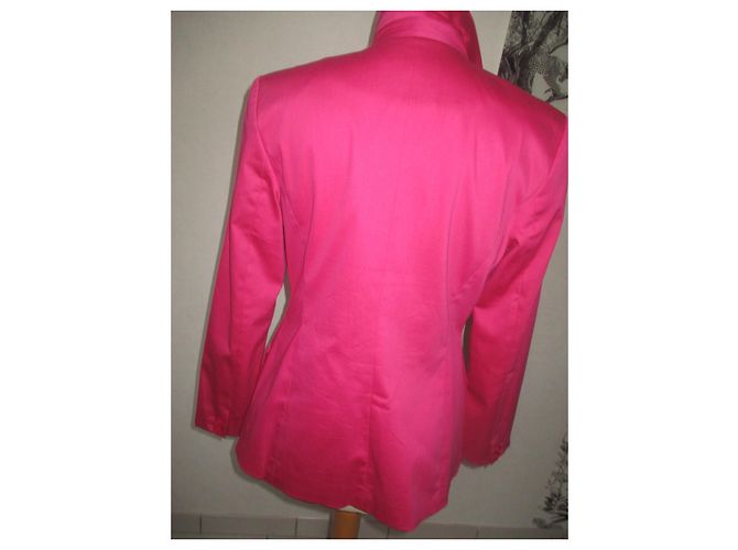 Chaqueta Hallhuber Fucsia de Algodón - vista 2