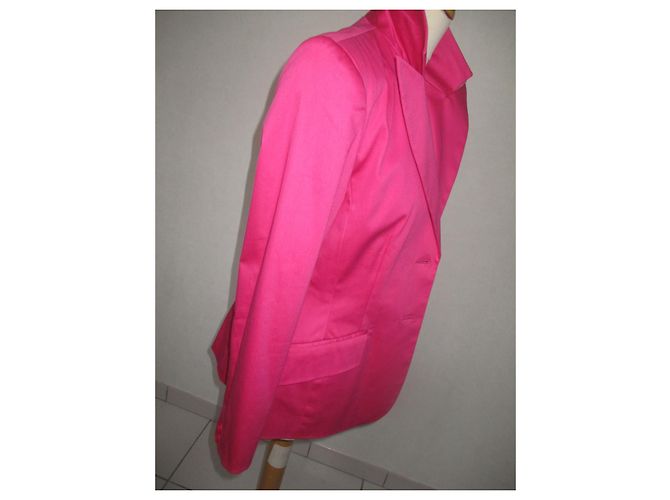 Chaqueta Hallhuber Fucsia de Algodón - vista 3