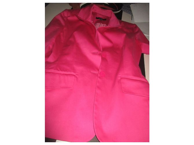 Chaqueta Hallhuber Fucsia de Algodón - vista 4