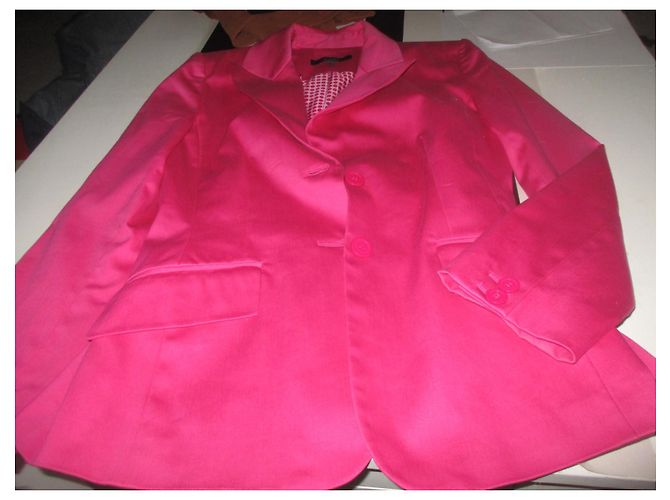 Chaqueta Hallhuber Fucsia de Algodón - vista 5