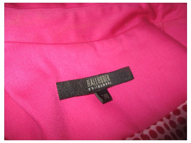 Chaqueta Hallhuber Fucsia de Algodón - vista 6
