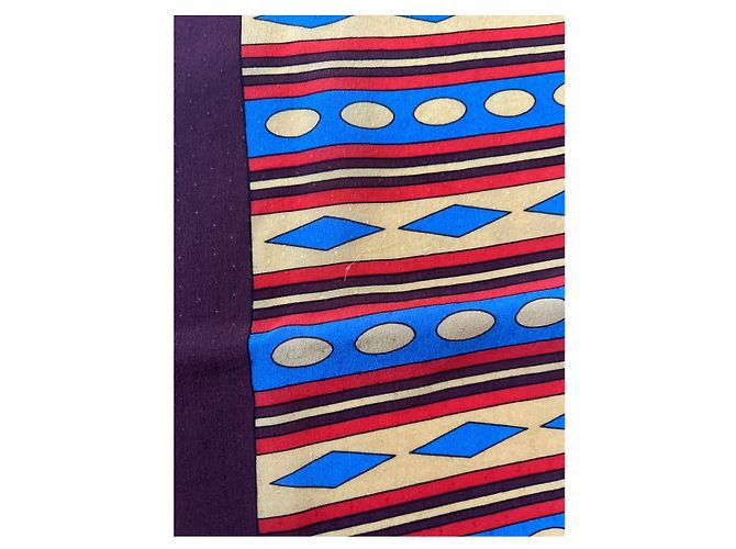 Sciarpa quadrata in seta Christian Dior Multicolore - vista 4