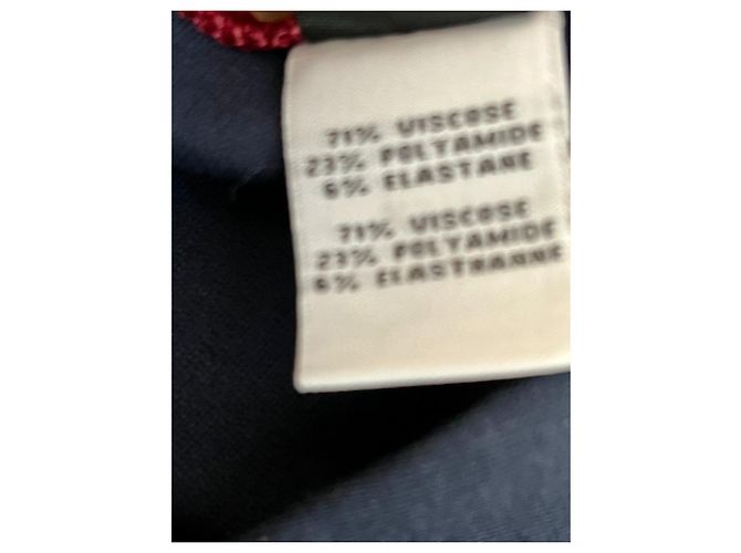 Diane Von Furstenberg Abito illusione sottile DvF Dayton Bordò Blu navy - vista 7