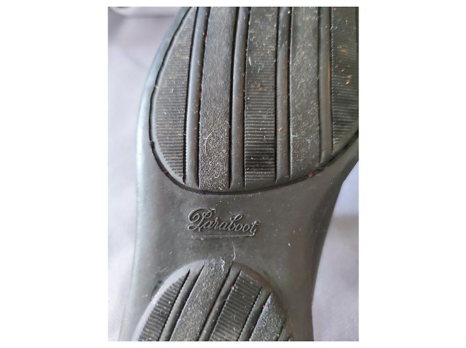 Mocassini Paraboot in pelle nera Nero - vista 10