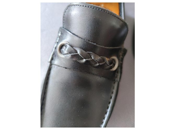 Mocassini Paraboot in pelle nera Nero - vista 5