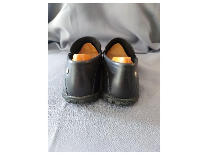 Mocassini Paraboot in pelle nera Nero - vista 6