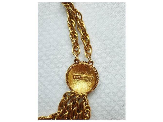 Collana Girocollo Chanel Oro Gold hardware - vista 3