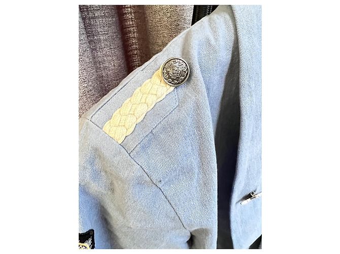 Stella Mc Cartney Chaqueta Stella McCartney de algodón azul XS - vista 4