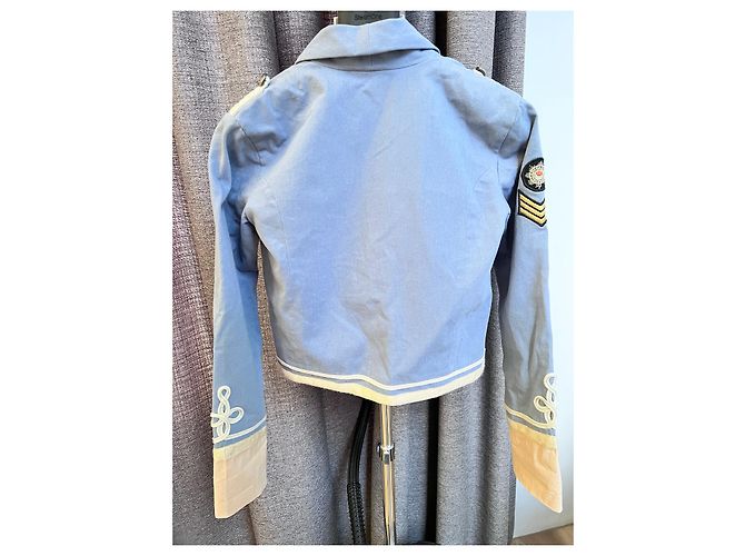 Stella Mc Cartney Chaqueta Stella McCartney de algodón azul XS - vista 7