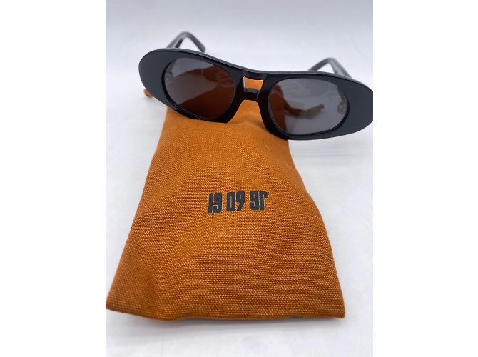 Autre Marque Nicht signierte / Unsigned Sonnenbrille T. Kunststoff Schwarz - Ansicht 4