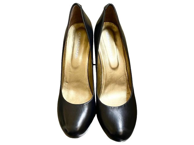 Bailarinas con cuña Gerard Darel 40 Cuero negro - vista 2