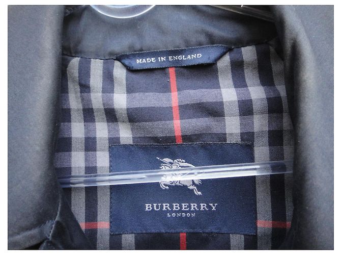 Chubasquero Burberry modelo Markfield talla 38 Azul marino - vista 2