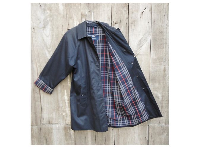 Chubasquero Burberry modelo Markfield talla 38 Azul marino - vista 3