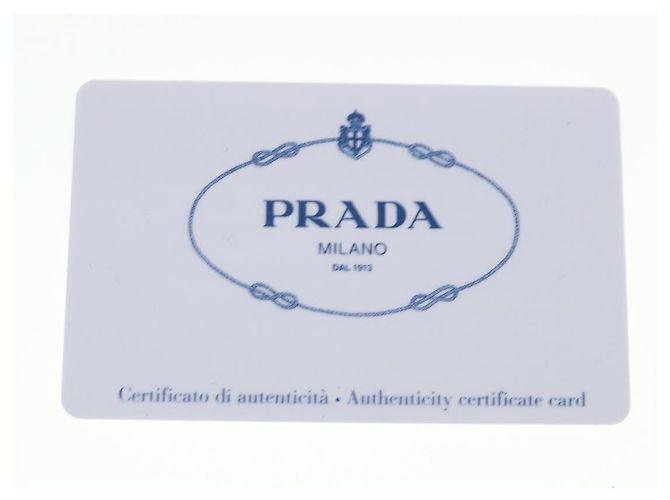 PRADA Umhängetasche Büffelleder Ziegenfell Grau Auth 38439BEIM - Ansicht 21