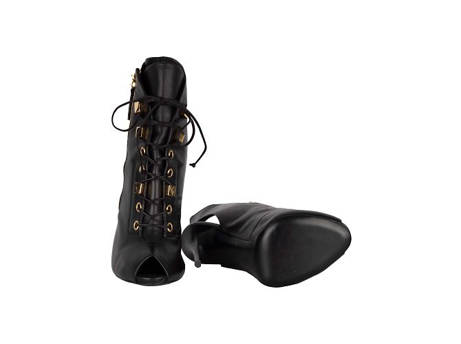 Stivaletti Peep-toe stringati Giuseppe Zanotti - vista 5