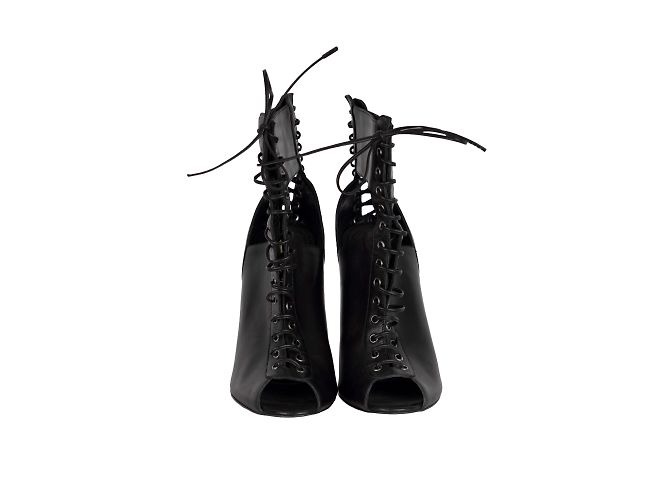 Stivaletti stringati Gianvito Rossi Nero - vista 2