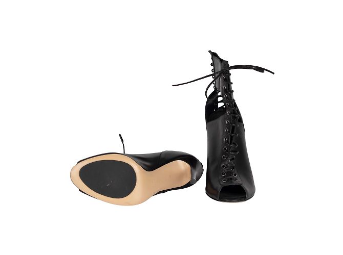 Stivaletti stringati Gianvito Rossi Nero - vista 4