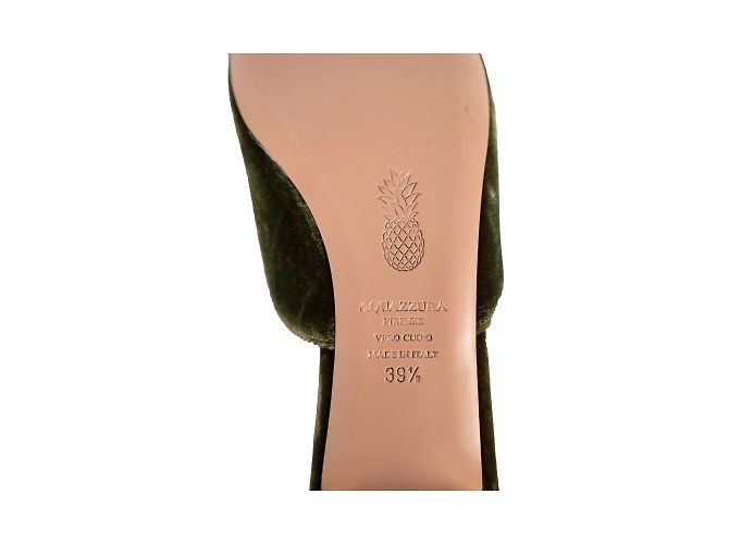Aquazzura Powder Puff Pompon Mule Flat - vista 6