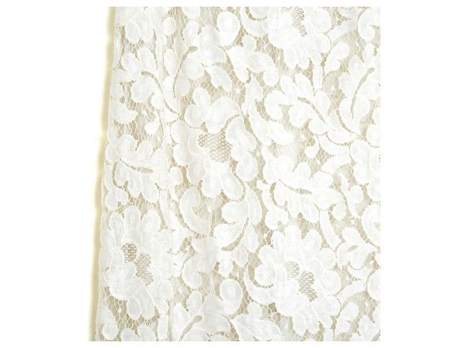 Christopher Kane Spitzenkleid Creme Größe 36 Roh - Ansicht 3