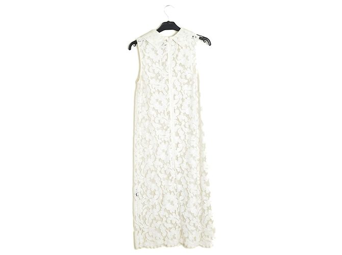 Christopher Kane Spitzenkleid Creme Größe 36 Roh - Ansicht 5