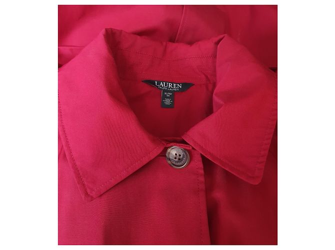 Ralph Lauren Jacke Rot Baumwolle Polyester XL - Ansicht 5