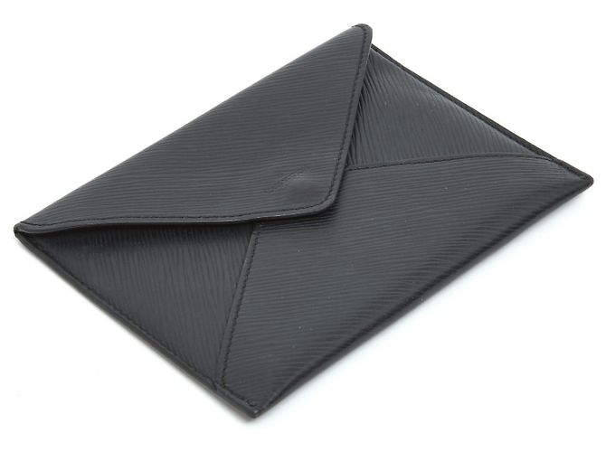 Louis Vuitton Envelope Beutel Epi Leder Anthrazitgrau - Ansicht 5