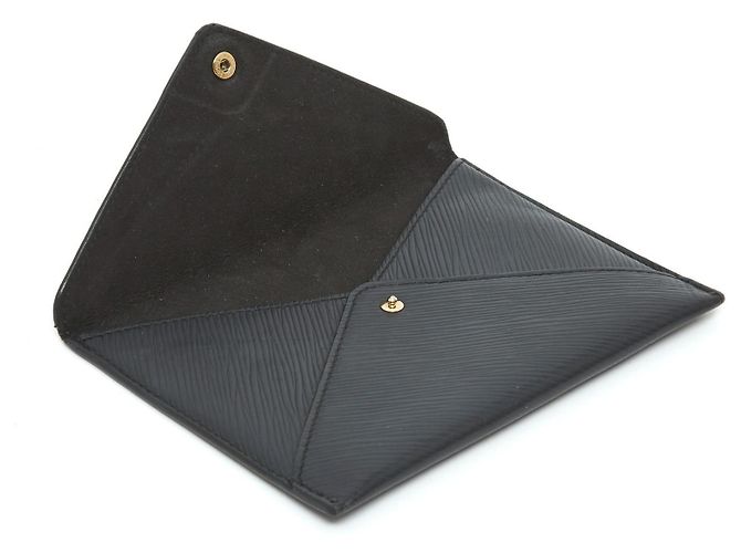 Louis Vuitton Envelope Beutel Epi Leder Anthrazitgrau - Ansicht 7