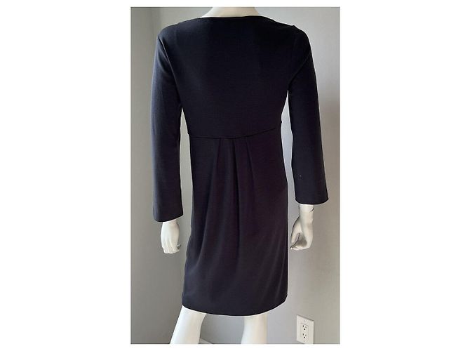 Diane Von Furstenberg Vestido recto de lana Elena gris oscuro de DvF Gris antracita - vista 2