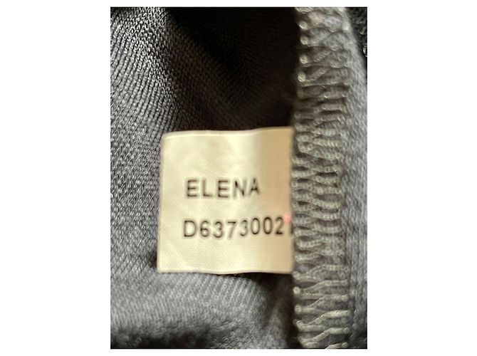 Diane Von Furstenberg Vestido recto de lana Elena gris oscuro de DvF Gris antracita - vista 4
