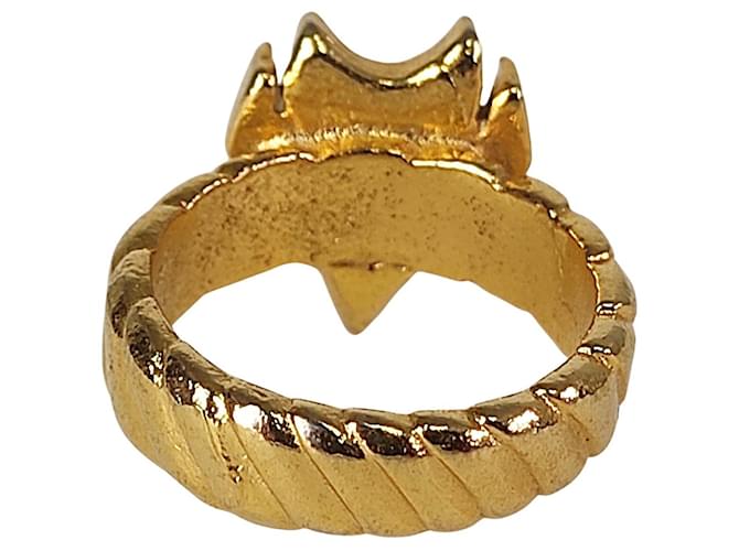 Vintage vergoldeter Ring Golden - Ansicht 4