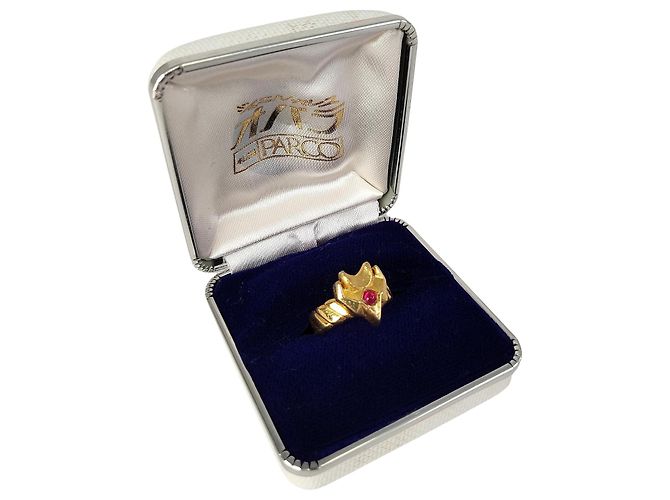 Vintage vergoldeter Ring Golden - Ansicht 5