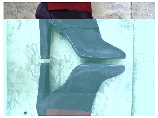 Botas de cano curto Stuart Weitzman em couro roxo escuro bordô Bordeaux - vista 7