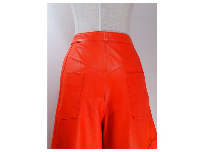 Jacquemus Le Short Belize Naranja de Cuero - vista 4