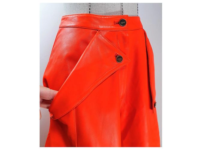 Jacquemus Le Short Belize Naranja de Cuero - vista 5