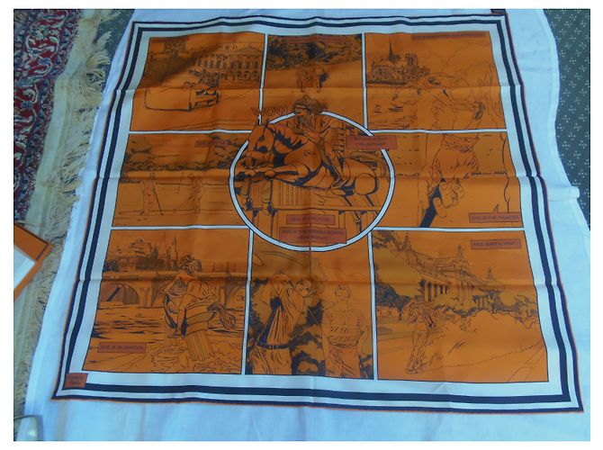 Hermès WOW Seidentuch 90/90 mehrfarbig Mehrfarben - Ansicht 5